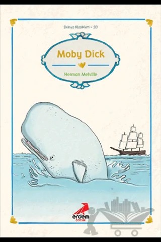 Moby Dick – Herman Melvılle – Erdem Çocuk kitap kapağı