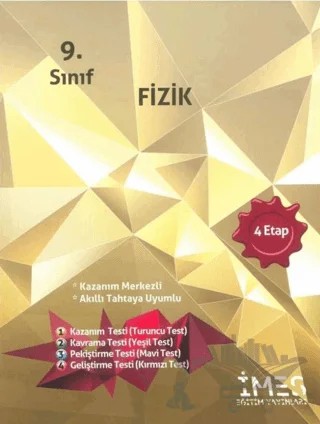 9. Sınıf 4 Etap Fizik Soru Bankası – Kolektif – İMES Eğitim Yayınları kitap kapağı