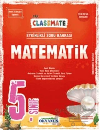 5. Sınıf Classmate Matematik Soru Bankası – Dilek Karagür Balcıoğlu – Okyanus Yayınları kitap kapağı