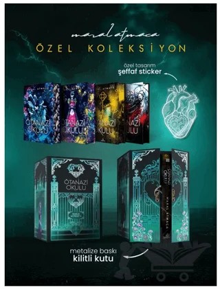 Ötanazi Okulu Serisi - Yan Boyamalı Kilitli Koleksiyon Kutu – Maral Atmaca – Ephesus Yayınları kitap kapağı