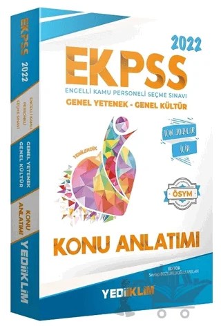 2022 EKPSS Tüm Adaylar Konu Anlatımı – Kolektif – Yediiklim Yayınları kitap kapağı