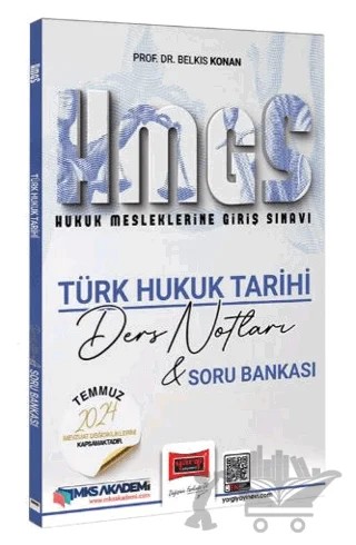 2025 Hukuk Mesleklerine Giriş Sınavı Türk Hukuk Tarihi Ders Notları & Soru Bankası – Belkıs Konan – Yargı Yayınevi kitap kapağı