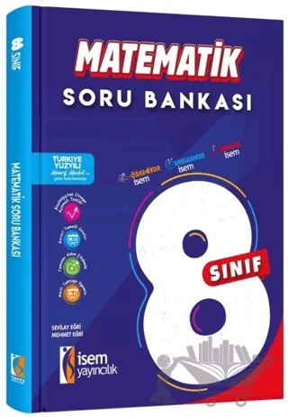 8. Sınıf Matematik Soru Bankası – Sevilay Eğri, Mehmet Eğri – İSEM Yayıncılık kitap kapağı
