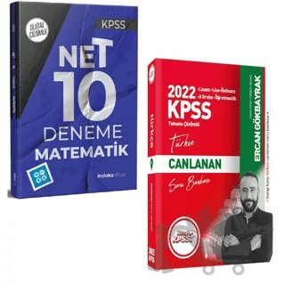 2022 Hangi KPSS Türkçe Soru Bankası + İndeks Akademi Matematik Net 10 Deneme GY 2'li KPSS Seti 10 – Kolektif – Hangi KPSS Yayınları kitap kapağı