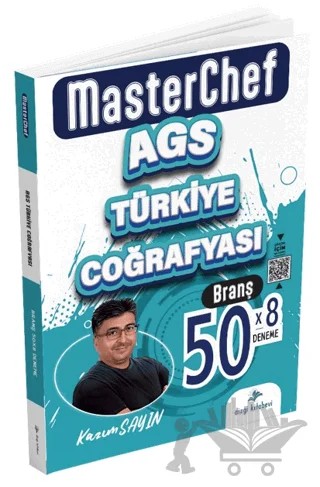 2026 MasterChef MEB AGS Türkiye Coğrafyası Tamamı Video Çözümlü 50 Branş Deneme – Kazım Sayın – Dizgi Kitap kitap kapağı
