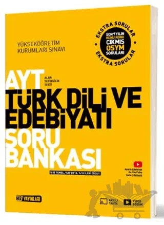 AYT Türk Dili ve Edebiyatı Soru Bankası – Kolektif – Hız Yayınları kitap kapağı