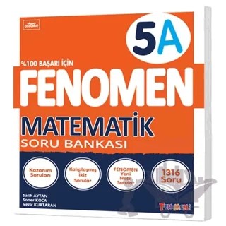 5. Sınıf Matematik - A Soru Bankası – Kolektif – Fenomen Yayınları kitap kapağı