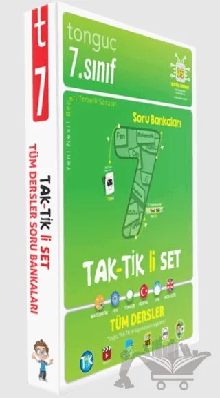 7. Sınıf Taktikli Tüm Dersler Soru Bankası Seti – Kolektif – Tonguç Akademi kitap kapağı