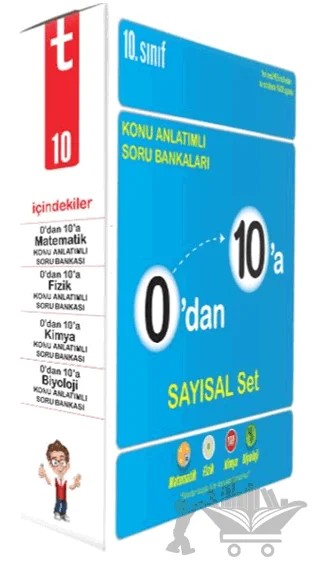 10. Sınıf 0'dan 10'a Konu Anlatımlı Soru Bankaları Sayısal Set – Kolektif – Tonguç Akademi kitap kapağı