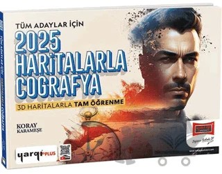 2025 KPSS Tüm Adaylar İçin Haritalarla Coğrafya – Koray Karameşe – Yargı Yayınevi kitap kapağı