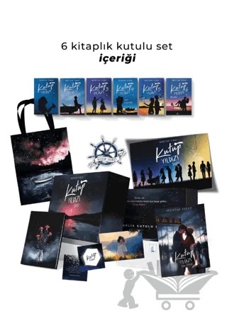 Kutup Yıldızı Serisi - 6 Kitaplık Hediyeli Kutu – Mehtap Fırat – Ephesus Yayınları kitap kapağı