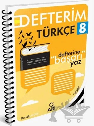 8. Sınıf Türkçe Defterim – Mustafa Akgün – Arı Yayıncılık kitap kapağı