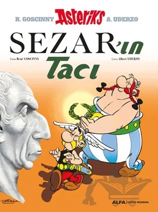 Asteriks Sezar’ın Tacı – Rene Goscinny – Alfa Yayınları kitap kapağı