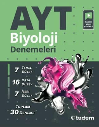 AYT Biyoloji Denemeleri – Kolektif – Tudem Yayınları - Bayilik kitap kapağı