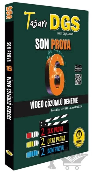 DGS Son Prova 6 Çözümlü Deneme – Cem Öztürk, Barış Ulaş Soysal – Tasarı Eğitim Yayınları kitap kapağı
