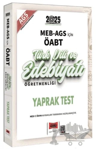 2025 MEB-AGS ÖABT Türk Dili ve Edebiyatı Öğretmenliği Yaprak Test – Kollektif – Yargı Yayınevi kitap kapağı