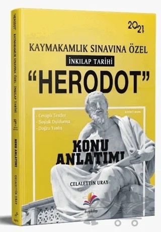 2021 Kaymakamlık Herodot İnkılap Tarihi Konu Anlatımı – Celalettin Uray – Dizgi Kitap kitap kapağı