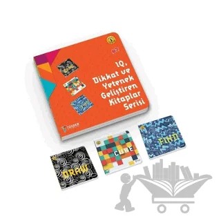 IQ Dikkat ve Yetenek Geliştiren Kitaplar Serisi Level 1 (7-8-9 Yaş) (3 Kitap Takım) – Kolektif – TÜZDER Yayınları kitap kapağı