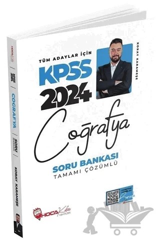 2024 KPSS Coğrafya Soru Bankası Çözümlü – Koray Karameşe – Hoca Kafası Yayınları kitap kapağı