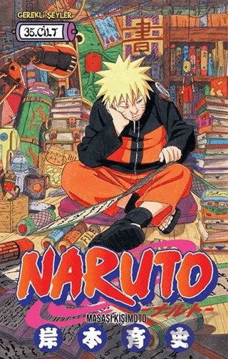 Naruto 35. Cilt – Masaşi Kişimoto – Gerekli Şeyler Yayıncılık kitap kapağı