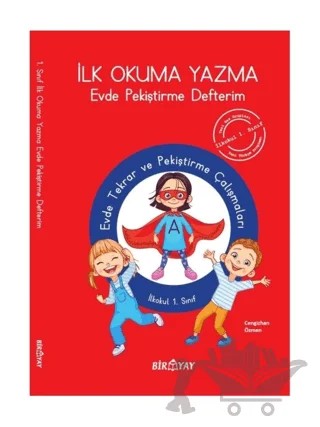 İlk Okuma Yazma Evde Pekiştirme Defteri – Cengizhan Özmen – Biryay kitap kapağı