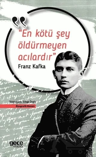 En Kötü Şey Öldürmeyen Acılardır – Franz Kafka – Gece Kitaplığı kitap kapağı