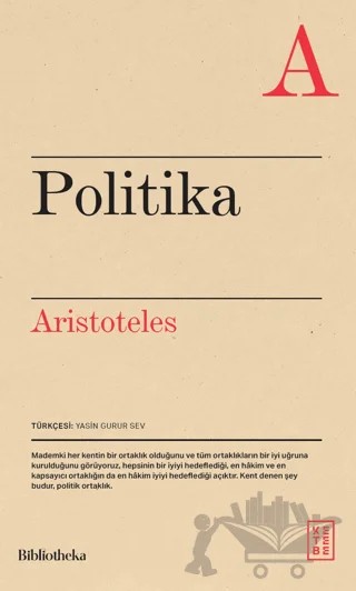 Politika – Aristoteles – Ketebe Yayınları kitap kapağı