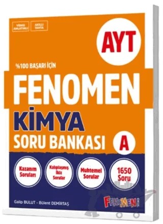 AYT Kimya A Soru Bankası – Kolektif – Fenomen Yayınları kitap kapağı