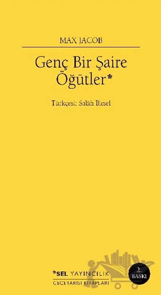 Genç Bir Şaire Öğütler – Max Jacob – Sel Yayıncılık kitap kapağı