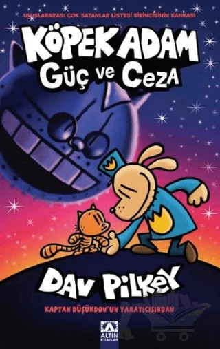 Köpek Adam 9 - Güç ve Ceza – Dav Pilkey – Altın Kitaplar kitap kapağı