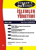 İşlemler Yönetimi - Schaum's – J. G. Monks (Çeviri: Sevinç Üreten) – Nobel Yayın kitap kapağı