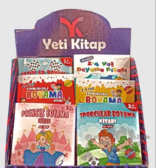Boyama ve Aktivite Kitapları Standı (120 Kitap) – Kolektif – Yeti Kitap - Stant kitap kapağı