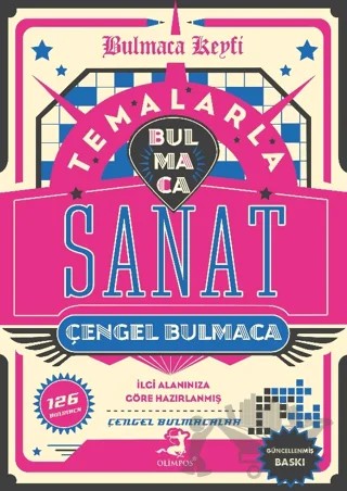 Temalarla Çengel Bulmaca - Sanat – Kolektif – Olimpos Yayınları kitap kapağı