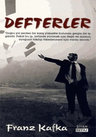 Defterler – Franz Kafka – Siyah Beyaz Yayınları kitap kapağı