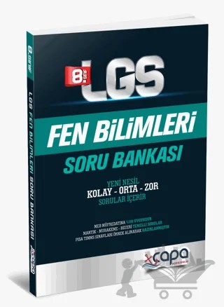 LGS Fen Bilimleri Soru Bankası – Kolektif – Çapa Yayınları kitap kapağı