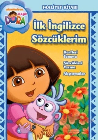 Kaşif Dora - İlk İngilizce Sözcüklerim – Kolektif – Doğan Egmont Yayıncılık kitap kapağı