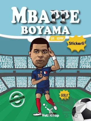 Mbappe Boyama Kitabı – Kolektif – Yeti Kitap kitap kapağı