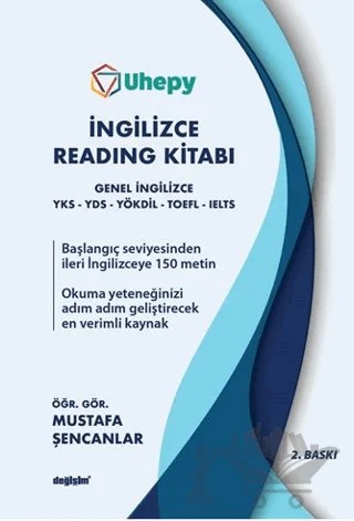 Uhepy İngilizce Reading Kitabı – Mustafa Şencanlar – Değişim Yayınları kitap kapağı