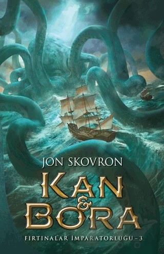 Kan ve Bora: Fırtınalar İmparatorluğu - 3 – Jon Skovron – Martı Yayınları kitap kapağı