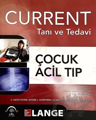 Current Tanı ve Tedavi Çocuk Acil Tıp – Hayri Levent Yılmaz, Murat Anıl – EMA Tıp Kitabevi kitap kapağı