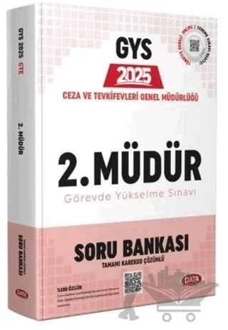 Ceza ve Tevkifevleri Ceza İnfaz Kurumu 2. Müdürlük GYS Soru Bankası – Kolektif – Data Yayınları kitap kapağı
