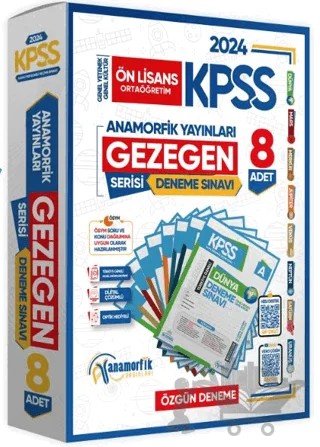 KPSS Ön Lisans GY-GK GEZEGEN Serisi 8li Deneme Paketi Kurumsal Türkiye Geneli Dijital Çözümlü Anamorfik Yayınları – Kolektif – Anamorfik Yayınları kitap kapağı