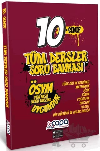 10. Sınıf Tüm Dersler Soru Bankası – Kolektif – Çapa Yayınları kitap kapağı