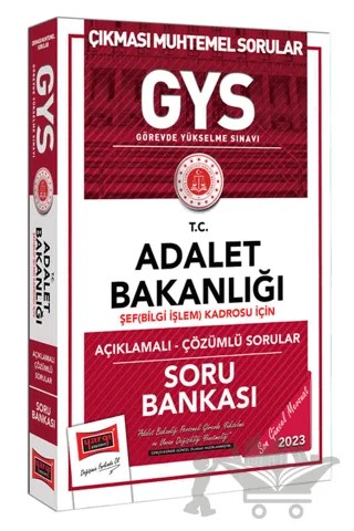 Yargı Yayınları 2023 GYS Adalet Bakanlığı GYS Şef (Bilgi İşlem) Kadrosu İçin Açıklamalı Soru Bankası – Kolektif – Yargı Yayınevi kitap kapağı