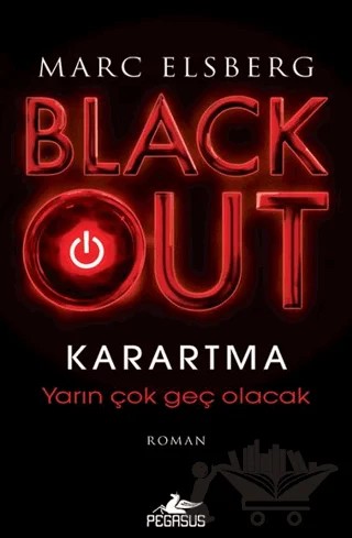 Blackout – Marc Elsberg – Pegasus Yayınları kitap kapağı