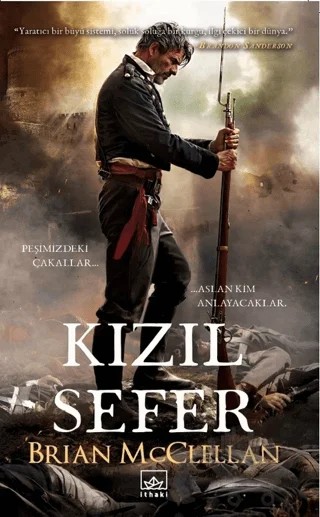 Kızıl Sefer – Brian McClellan – İthaki Yayınları kitap kapağı