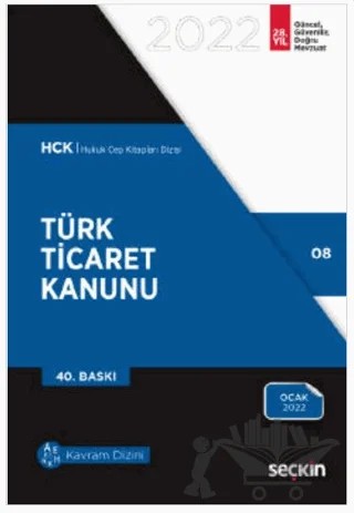 Türk Ticaret Kanunu – Kolektif – Seçkin Yayıncılık kitap kapağı