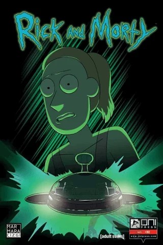 Rick and Morty 32 – Zac Gorman – Marmara Çizgi kitap kapağı