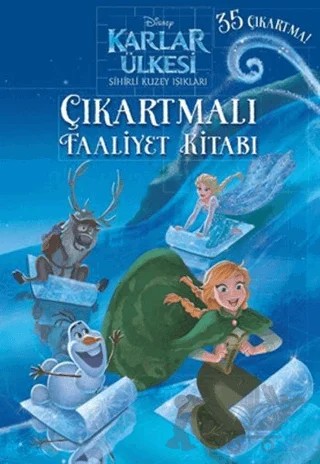 Karlar Ülkesi Sihirli Kuzey Işıkları - Çıkartmalı Faaliyet – Kolektif – Doğan Egmont Yayıncılık kitap kapağı