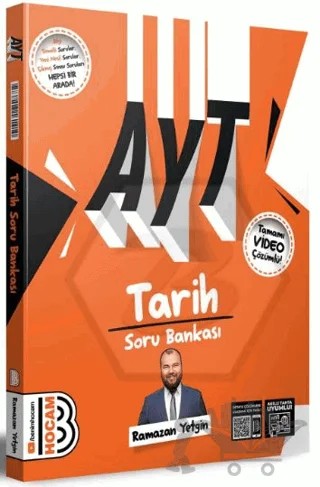 AYT Tarih Tamamı Video Çözümlü Soru Bankası – Ramazan Yetgin – Benim Hocam Yayınları kitap kapağı